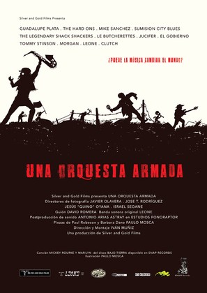 Una orquesta armada - Spanish Movie Poster (thumbnail)