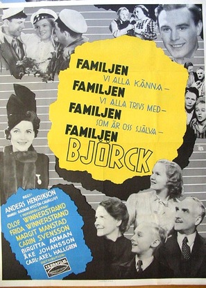 Familjen Bj&ouml;rck - Swedish Movie Poster (thumbnail)