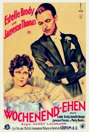 Week-End Wives - German Movie Poster (thumbnail)