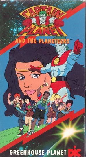 &quot;Captain Planet and the Planeteers&quot; - VHS movie cover (thumbnail)