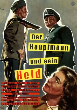 Der Hauptmann und sein Held - German Movie Poster (thumbnail)