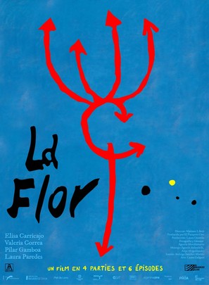 La flor - French Movie Poster (thumbnail)