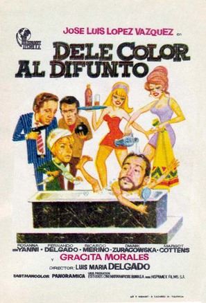 Dele color al difunto - Spanish Movie Poster (thumbnail)