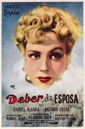 Deber de esposa - Spanish Movie Poster (thumbnail)