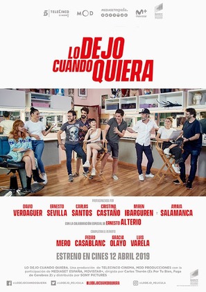 Lo dejo cuando quiera - Spanish Movie Poster (thumbnail)