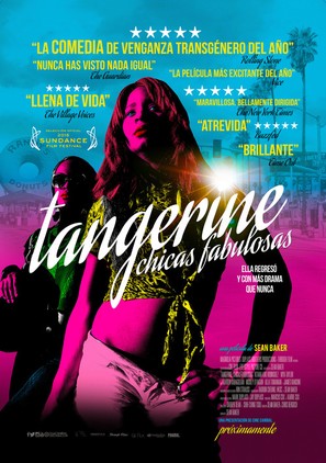 Tangerine - Mexican Movie Poster (thumbnail)