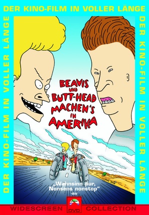 Beavis and Butt-Head Do America - German DVD movie cover (thumbnail)