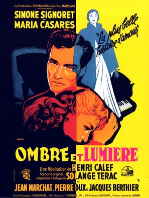 Ombre et lumi&egrave;re - French Movie Poster (thumbnail)
