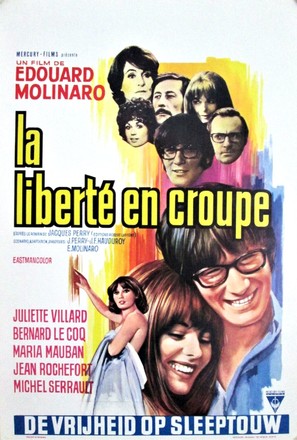 La libert&eacute; en croupe - Belgian Movie Poster (thumbnail)