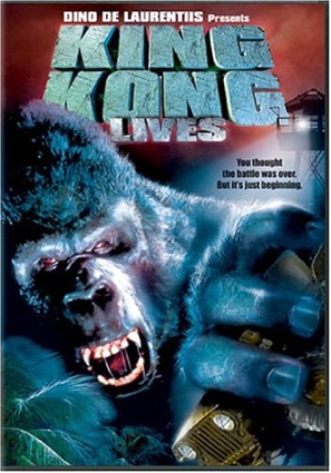 King Kong Lives - DVD movie cover (thumbnail)