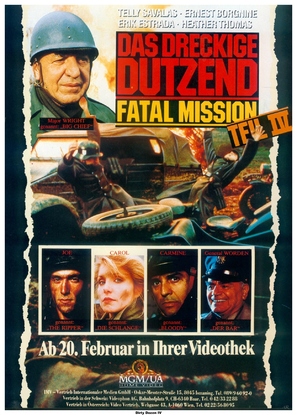 The Dirty Dozen: The Fatal Mission - German Video release movie poster (thumbnail)