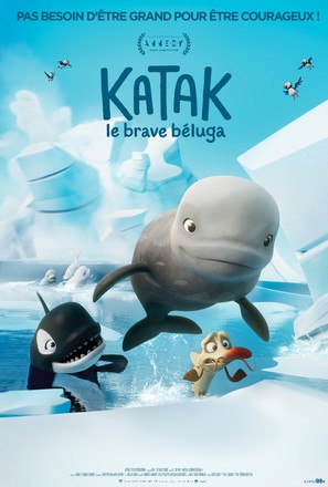 Katak, the Brave Beluga - French Movie Poster (thumbnail)