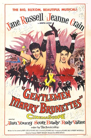 Gentlemen Marry Brunettes - Movie Poster (thumbnail)