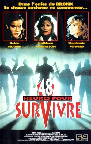 Survive the Night - French VHS movie cover (thumbnail)