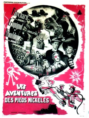 Les aventures des Pieds-Nickel&eacute;s - French Movie Poster (thumbnail)