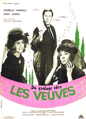 Du grabuge chez les veuves - French Movie Poster (thumbnail)