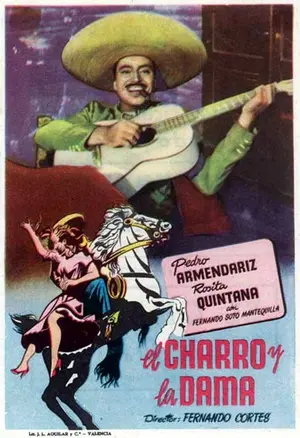 El charro y la dama Poster