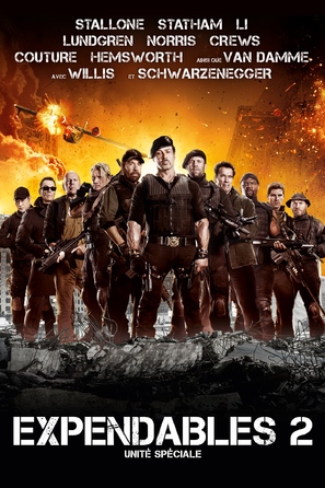 The Expendables 2 - French DVD movie cover (thumbnail)
