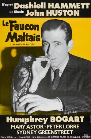 The Maltese Falcon - French Re-release movie poster (thumbnail)