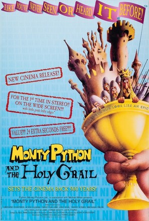 Monty Python and the Holy Grail - Re-release movie poster (thumbnail)