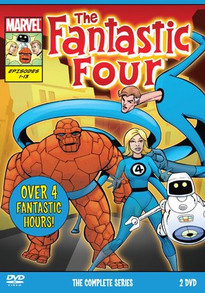 &quot;The Fantastic Four&quot; - British DVD movie cover (thumbnail)