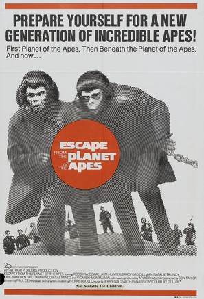 Escape from the Planet of the Apes - Australian Movie Poster (thumbnail)