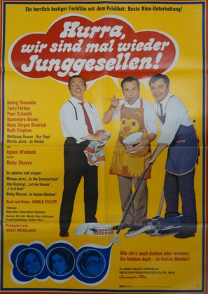 Hurra, wir sind mal wieder Junggesellen! - German Movie Poster (thumbnail)
