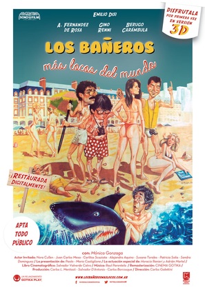 Los ba&ntilde;eros m&aacute;s locos del mundo - Argentinian Movie Poster (thumbnail)