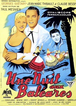 Une nuit aux Bal&eacute;ares - French Movie Poster (thumbnail)