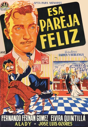 Esa pareja feliz - Spanish Movie Poster (thumbnail)