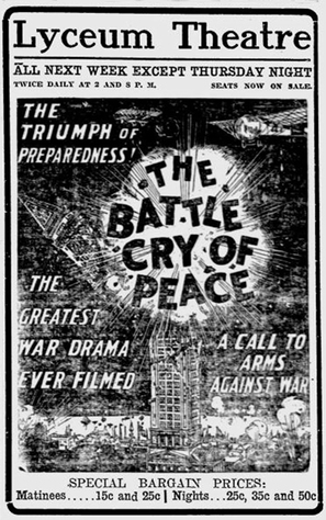 The Battle Cry of Peace - poster (thumbnail)
