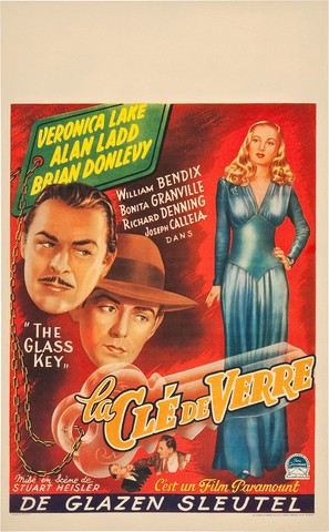 The Glass Key - Belgian Movie Poster (thumbnail)