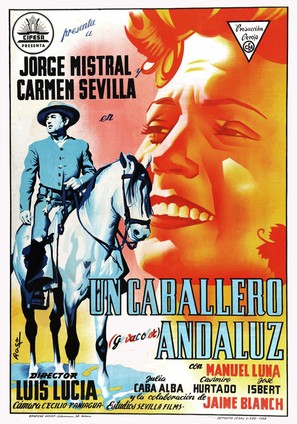 Un caballero andaluz - Spanish Movie Poster (thumbnail)