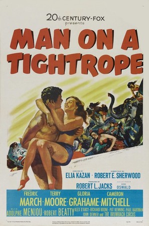 Man on a Tightrope - Movie Poster (thumbnail)
