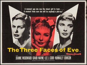 The Three Faces of Eve - British Movie Poster (thumbnail)