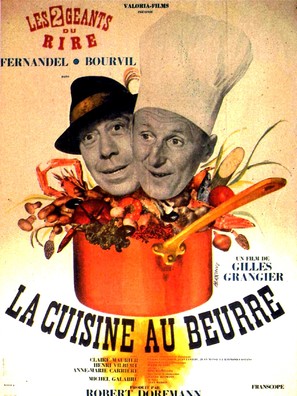 La cuisine au beurre - French Movie Poster (thumbnail)