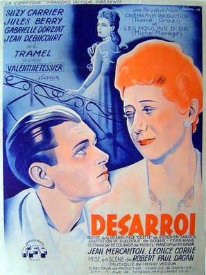 D&eacute;sarroi - French Movie Poster (thumbnail)