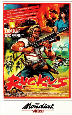 Ruckus - German VHS movie cover (thumbnail)