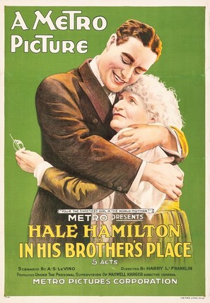 In His Brother&#039;s Place - Movie Poster (thumbnail)