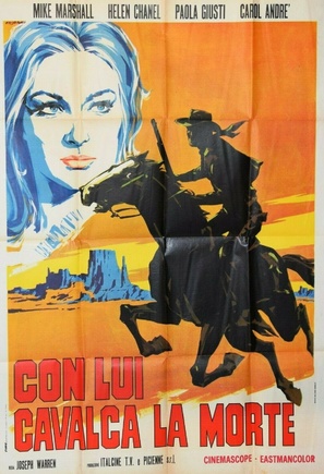 Con lui cavalca la morte - Italian Movie Poster (thumbnail)