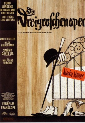 Die Dreigroschenoper - German Movie Poster (thumbnail)