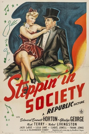 Steppin&#039; in Society - Movie Poster (thumbnail)
