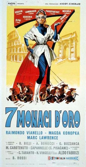 7 monaci d&#039;oro - Italian Movie Poster (thumbnail)
