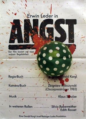 Angst - German Movie Poster (thumbnail)