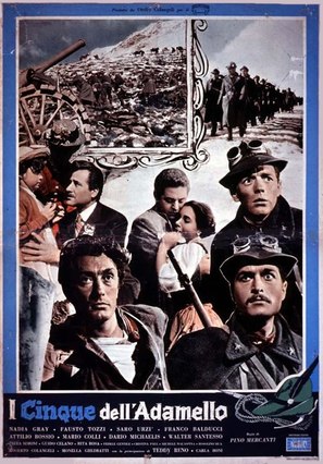 I cinque dell&#039;adamello - Italian poster (thumbnail)