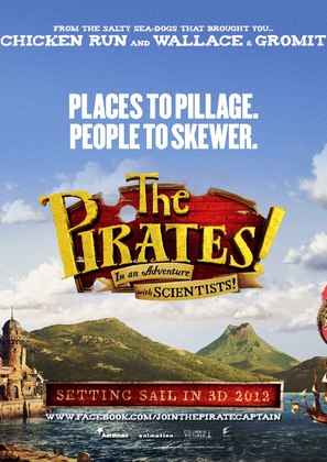The Pirates! Band of Misfits - British Movie Poster (thumbnail)