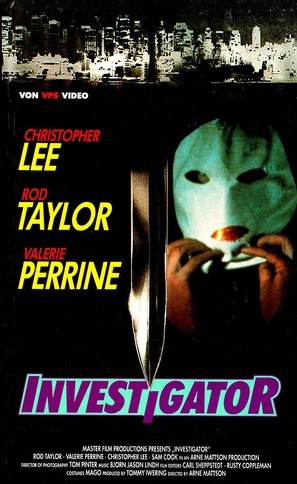 Mask of Murder - German VHS movie cover (thumbnail)