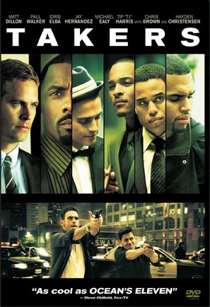 Takers - DVD movie cover (thumbnail)