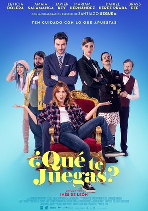 &iquest;Qu&eacute; te juegas? - Spanish Movie Poster (thumbnail)