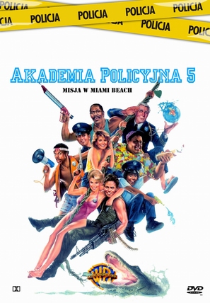 Police Academy 5: Assignment: Miami Beach - Polish Movie Cover (thumbnail)